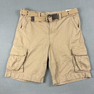 Society‎ of One Cargo Shorts Mens 42 Bronze Web Belt Big & Tall Cargo DXL